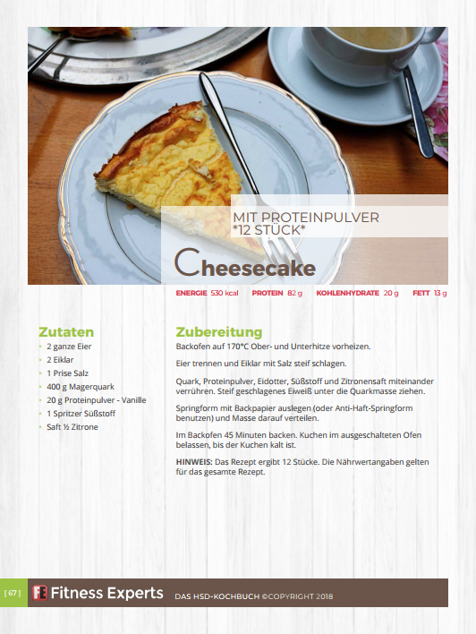 HSD Cheesecake Rezept