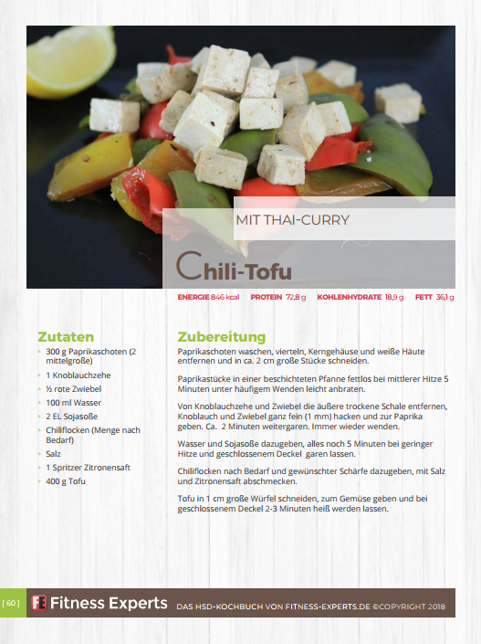 Chili Tofu Rezept