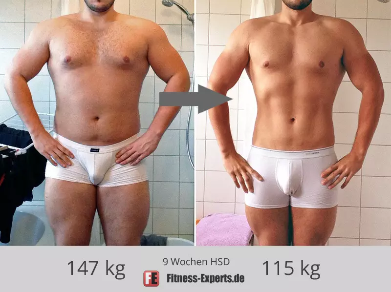 -31 kg in 12 Wochen HSD