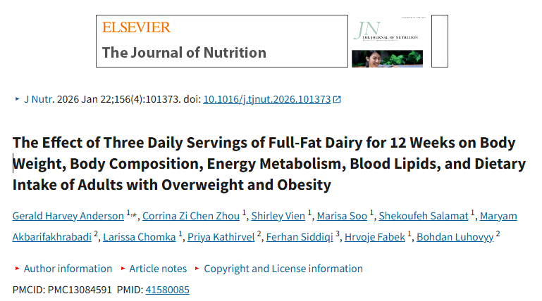 Die Studie von Anderson und Kollegen im Journal of Nutrition (2026)